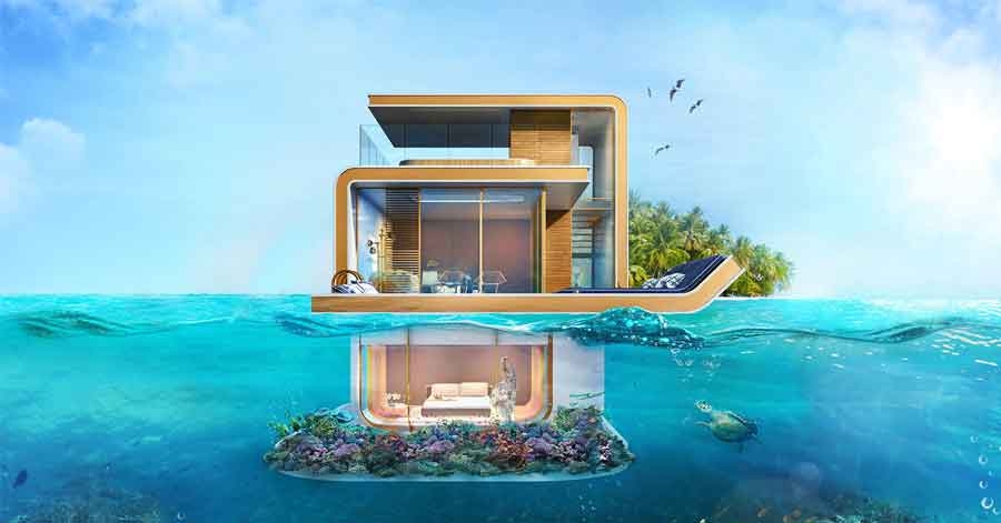 Live Life Kingsize In A Floating Villa With Undersea Bedrooms